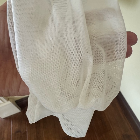 Lulus Sensational Sweetheart White Ribbed Balloon Sleeve Bodysuit, Size S, NWT - Picture 11 of 16